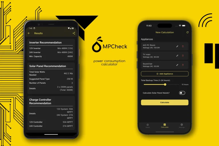 Introducing a feature in MPCheck: Save Power Calculations!