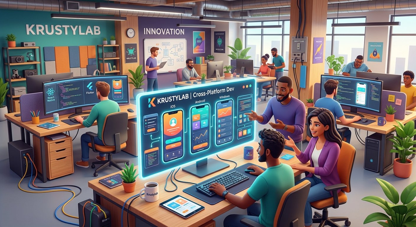 Krustylab versatile mobile app experts building innovative cross-platform applications for global clients